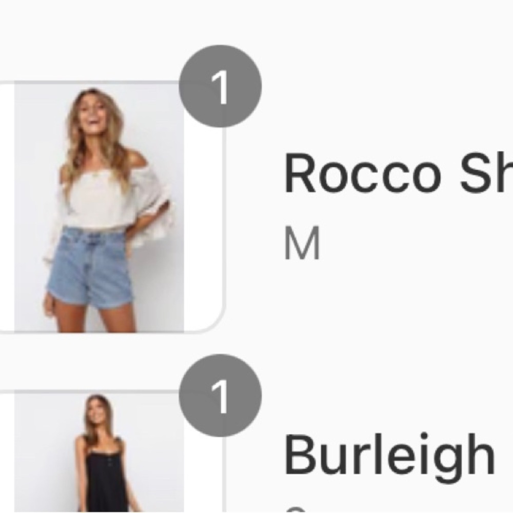 High Rise Jean Shorts. - Picture 4 of 4